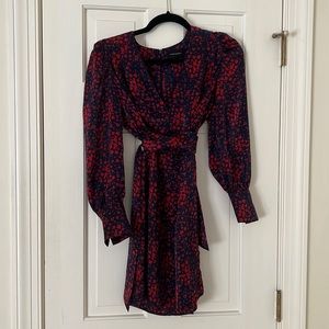 FiveSeventyFive Silk Mini Dress